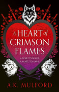 A Heart of Crimson Flames paperback cover