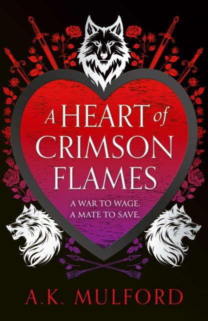A Heart of Crimson Flames paperback cover