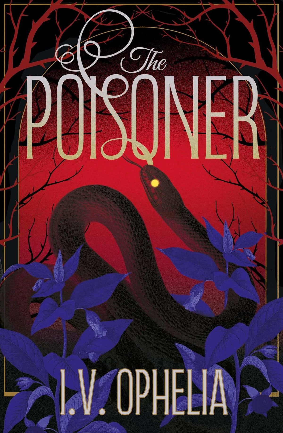 The Poisoner by I. V. Ophelia paperback cover