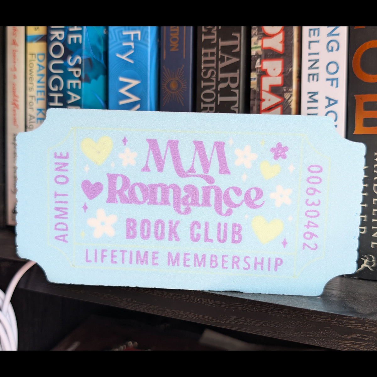 MM Romance Book Club Shelf Light