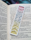 Round Floral Moon Phase Bookmark